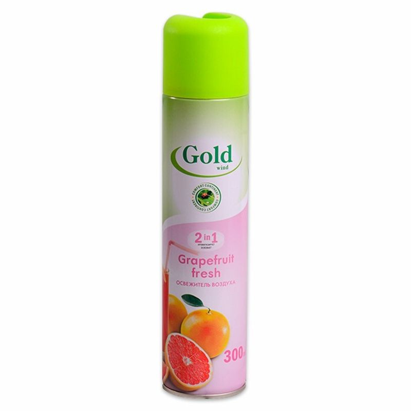 Освежитель воздуха Gold wind Grapefruit fresh 300 мл/шт 12 шт/кор