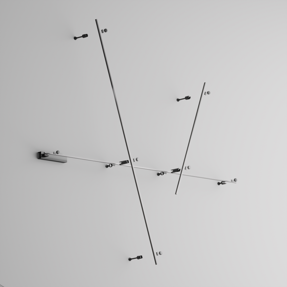 Шинопровод магнитный Maytoni FLARITY TRX154-111B 1м