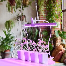 UFP-M04D-600 WHITE POLYBAG Подставка для светильника ULI-P. на прищепке. длина трубки 600мм. Белая. ТM ФитоЛето