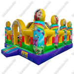 Коммерческий надувной батут "Русские сказки", 5x5x3.5 м.