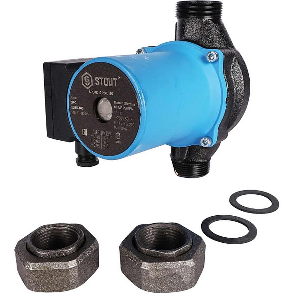 Насос циркуляционный STOUT SCP 25/80-180
