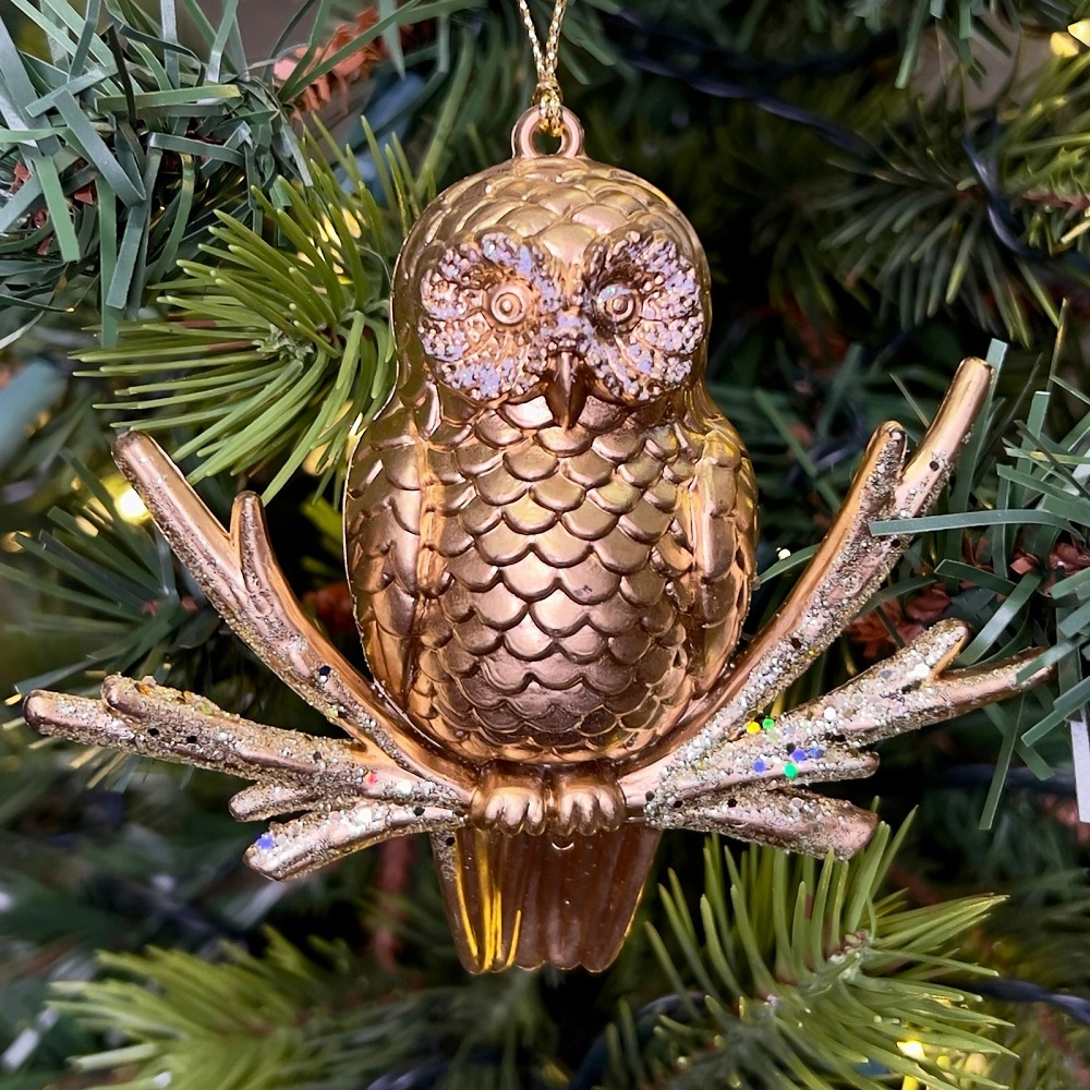 Сова, ёлочное украшение