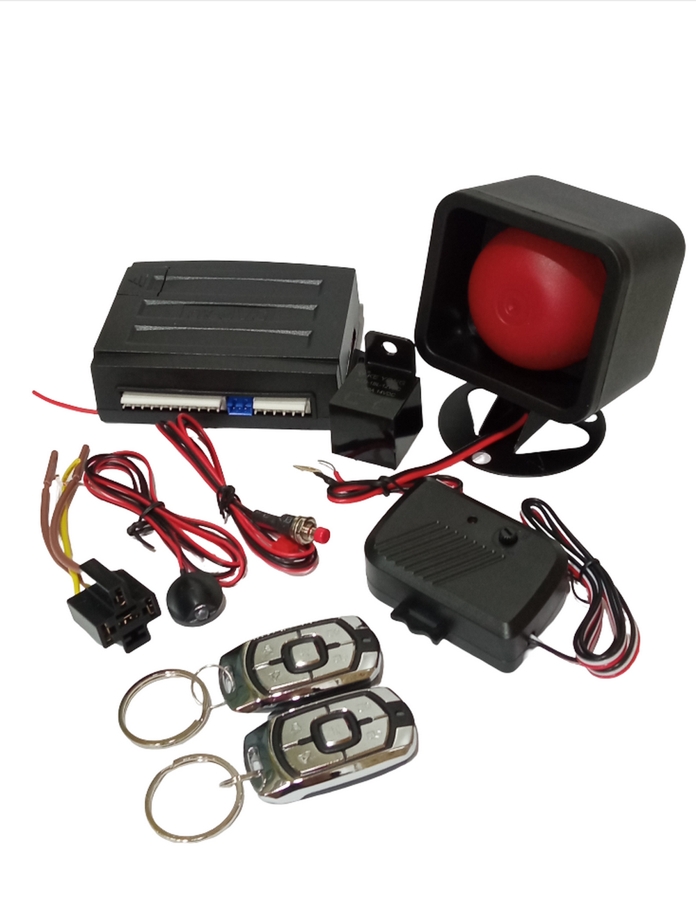 Автосигнализация с сиреной "Набор" Car Alarm System No Brand J132