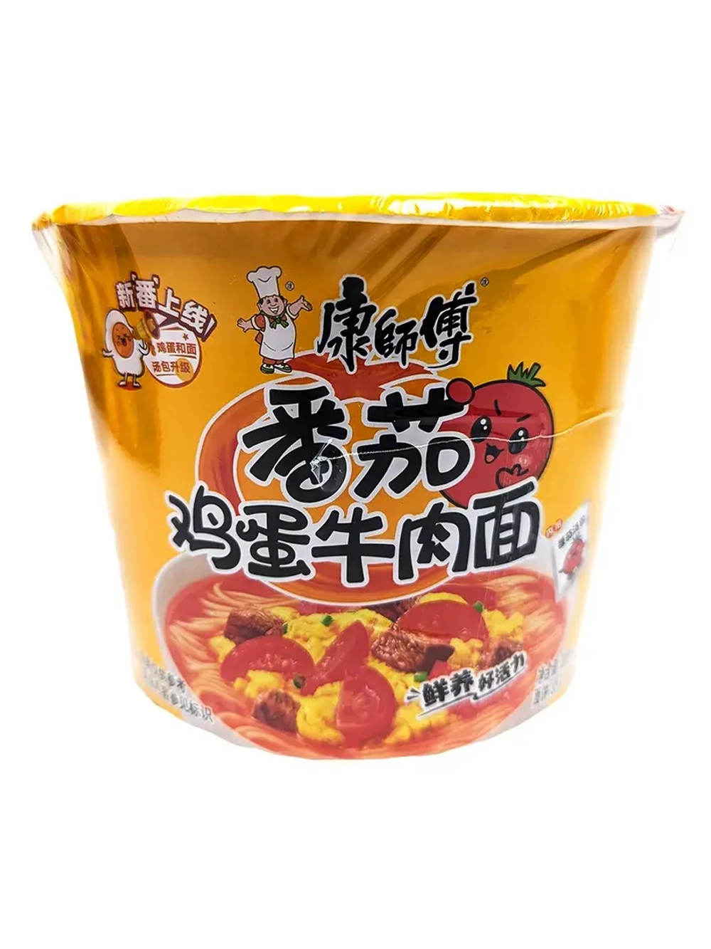 Лапша со вкусом Яичницы с Томатами и говядины 85 г * 2 шт