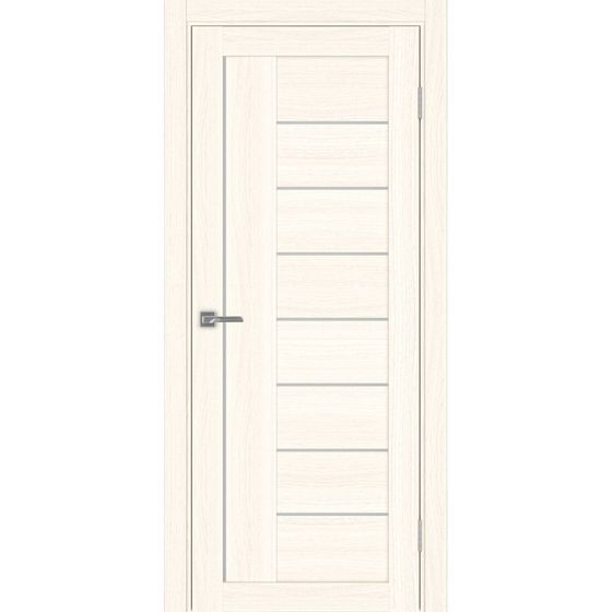 Купить Межкомнатная дверь экошпон Турин 524.21 ясень светлый остеклённая