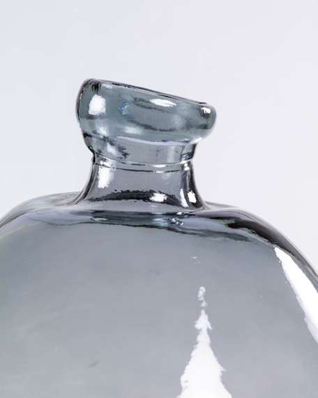 Ваза Brenna 33 см темно-синее стекло