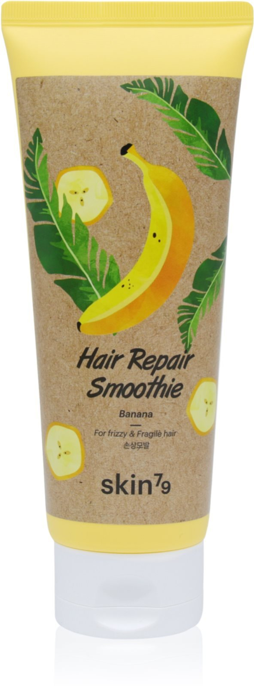Skin79 Hair Repair Smoothie Banana - глубоко восстанавливающая маска для ослабленных, тусклых волос /   150  ml  / GTIN 8809393405223