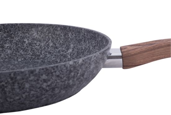 Сковорода 28 см. из алюминия Kamille KM-4163 с гранитным покрытием