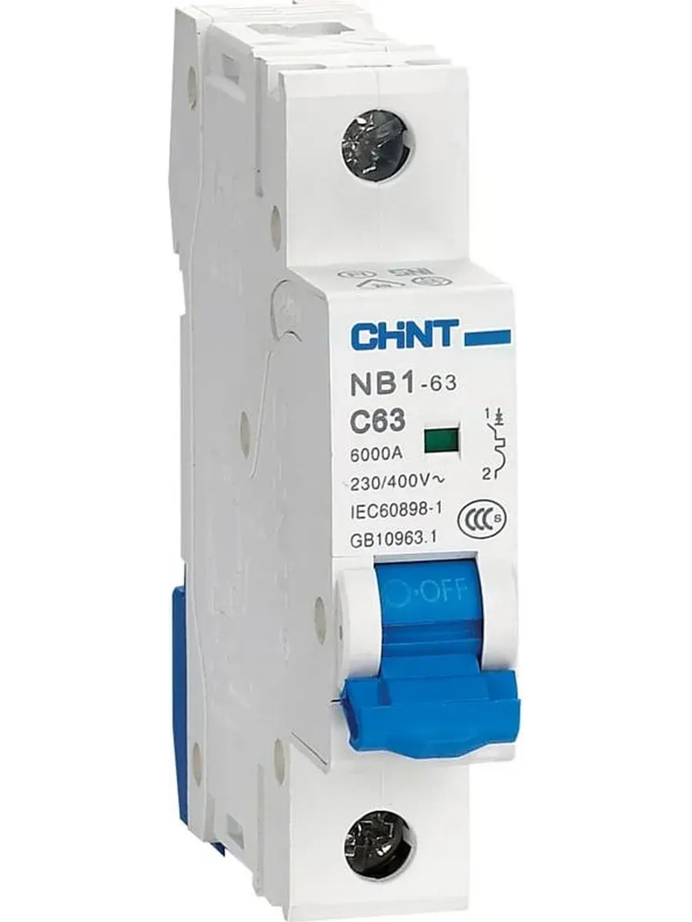 CHINT Авт. выкл. NB1-63 1P 2A 6кА х-ка C (R) 179617 Chint