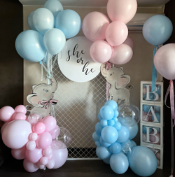 Домашняя фотозона на гендер пати №3455