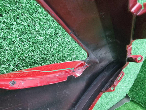 Бампер передний левая часть Lexus UX (2018-н.в.)