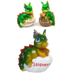 Фигурка «Дракоша Мила с мешком денег» 10*8*7 см, микс