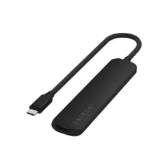 Satechi 6-in-1 USB-C Slim Multiport Adapter 4K Black