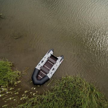 Лодка Тонар Капитан Т330 (киль+пол) принт рыбы