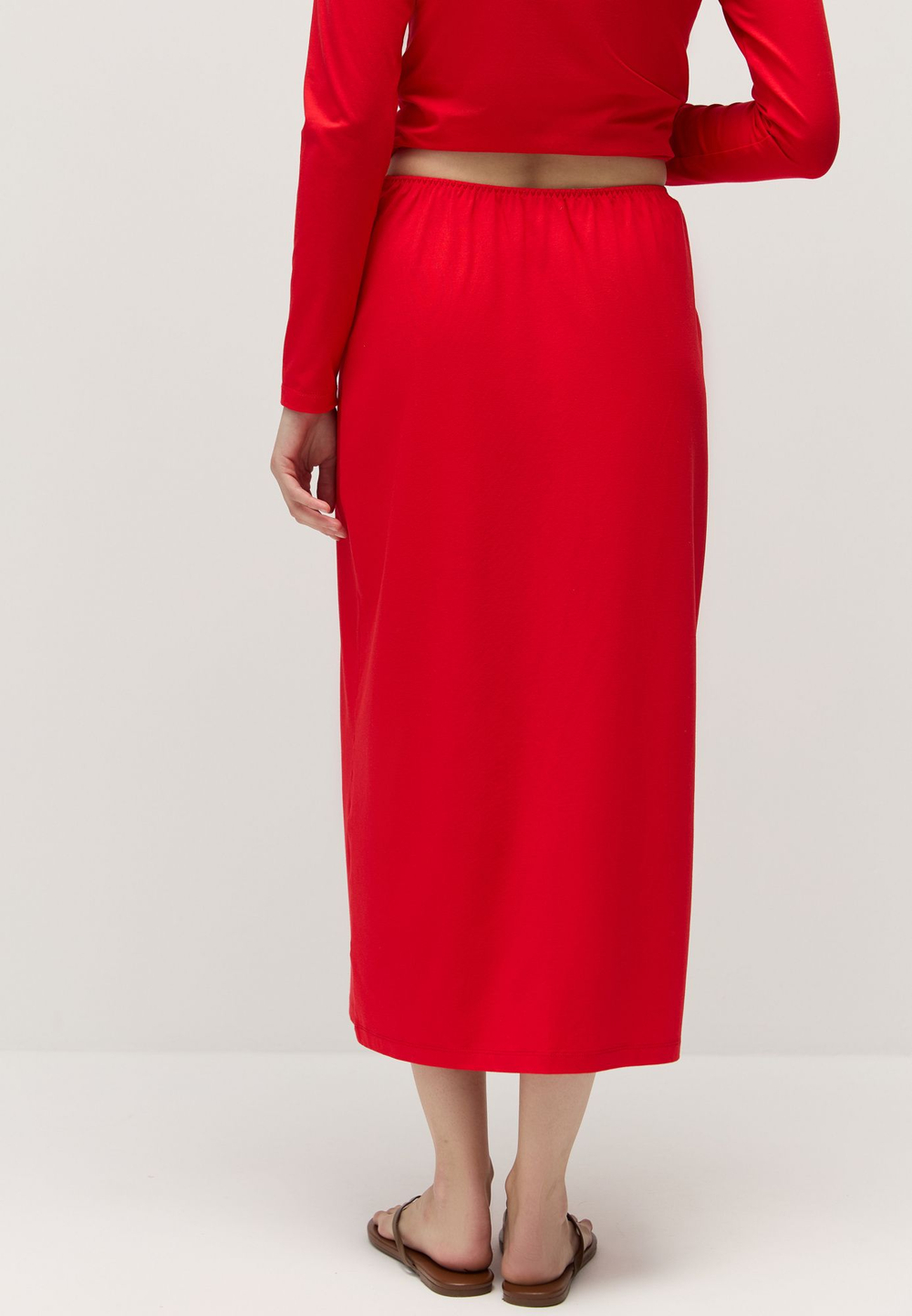 Юбка бельевая из модала с хлопком