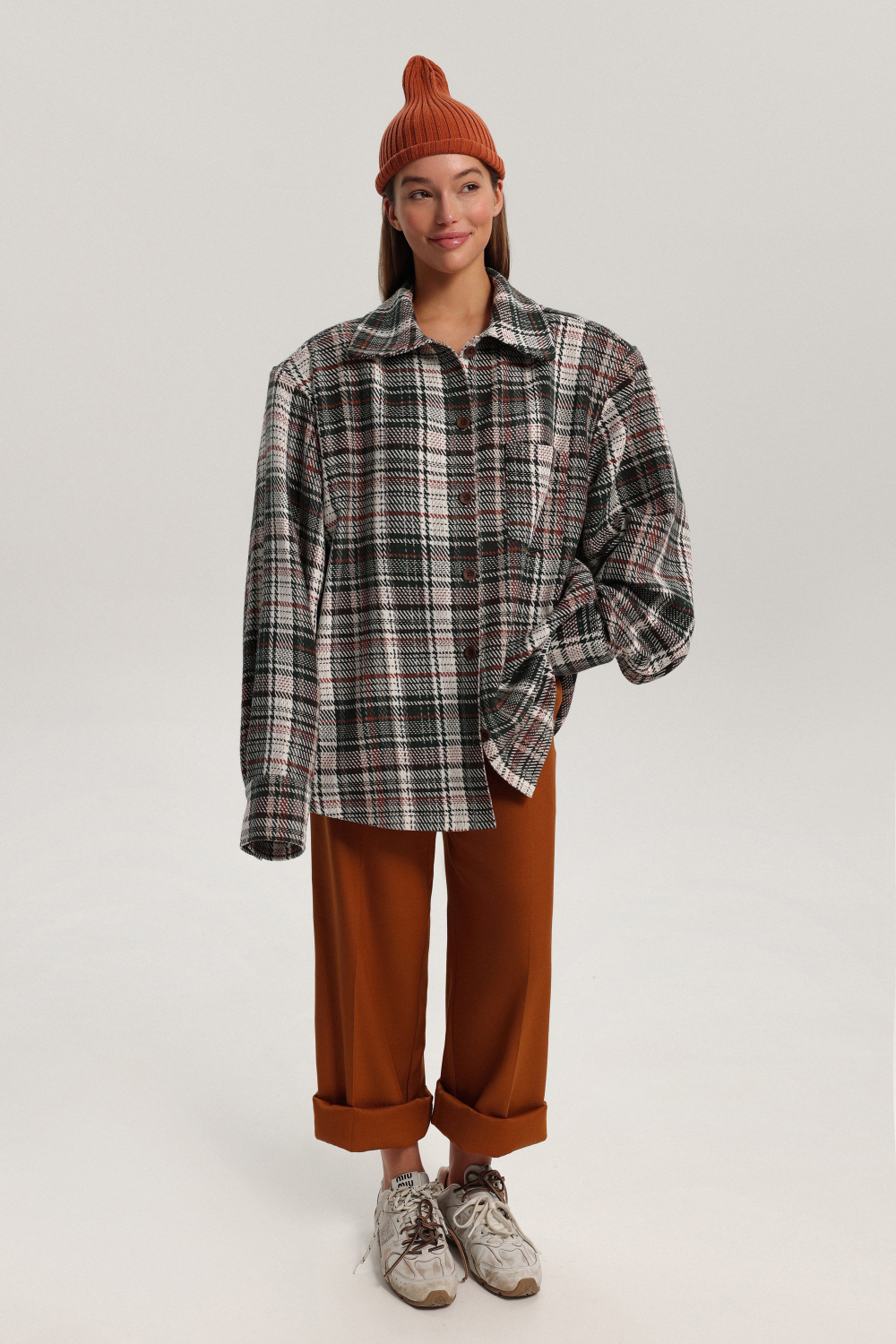 Рубашка из твида