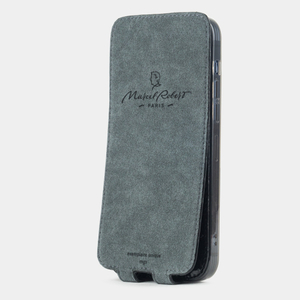 Чехол для iPhone 14 Pro Max из кожи крокодила, черного цвета