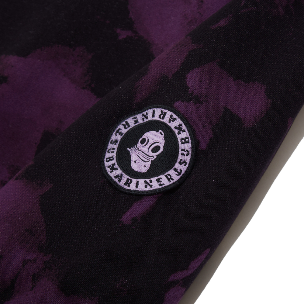 Hoodie Reflective City Camo  Purple/Black Patch Logo x BRANDSHOP