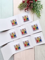 Открытка-предсказание с шоколадом на Новый год