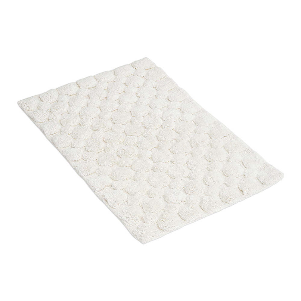 Коврик для ванной Bubbles белого цвета 50*80 см