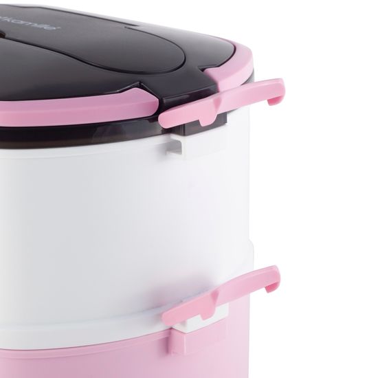 Ланч бокс 1500 мл. Kamille KM 2139 (пластик, нержавеющая сталь)