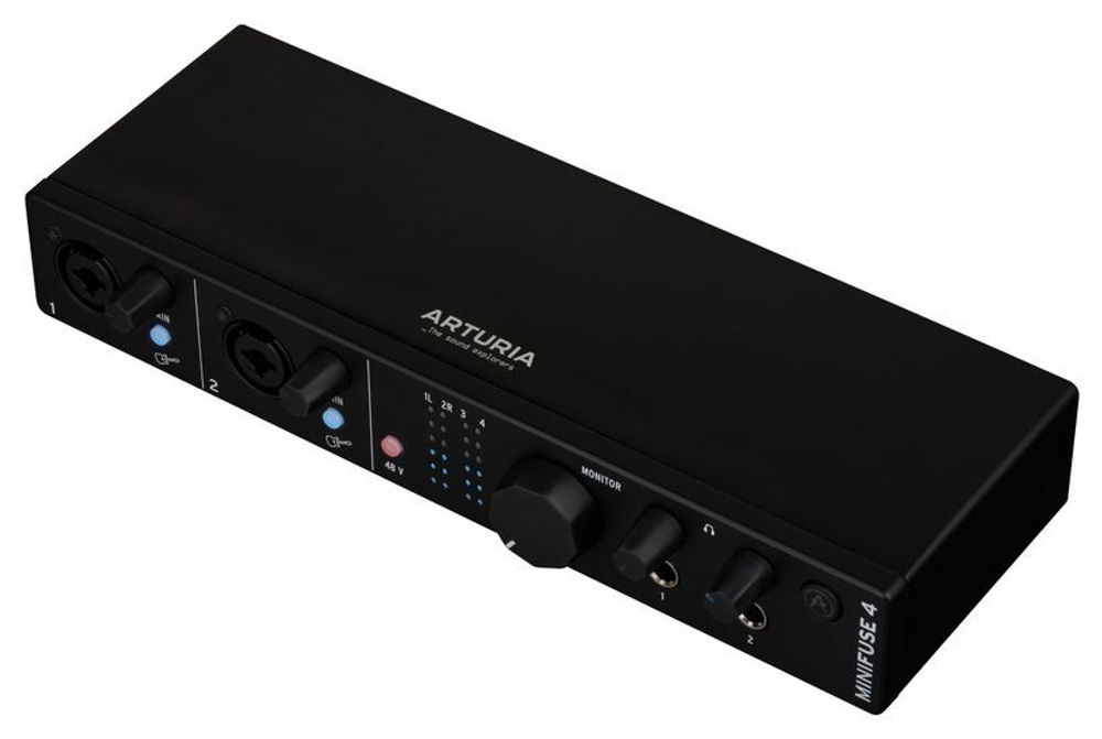 Внешняя звуковая карта Arturia MiniFuse 4 Black