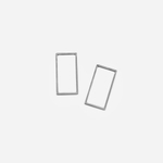 Подвеска-коннектор "Прямоугольник", 16*8мм, сталь