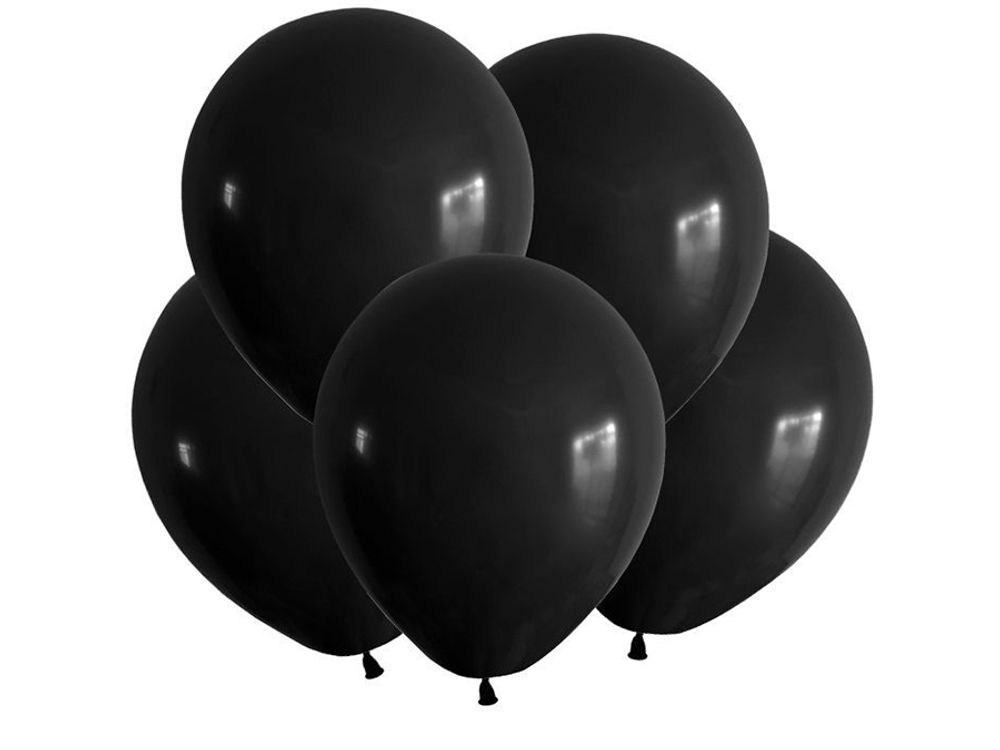 Шар 12&quot; Черный пастель/ Black шаринг