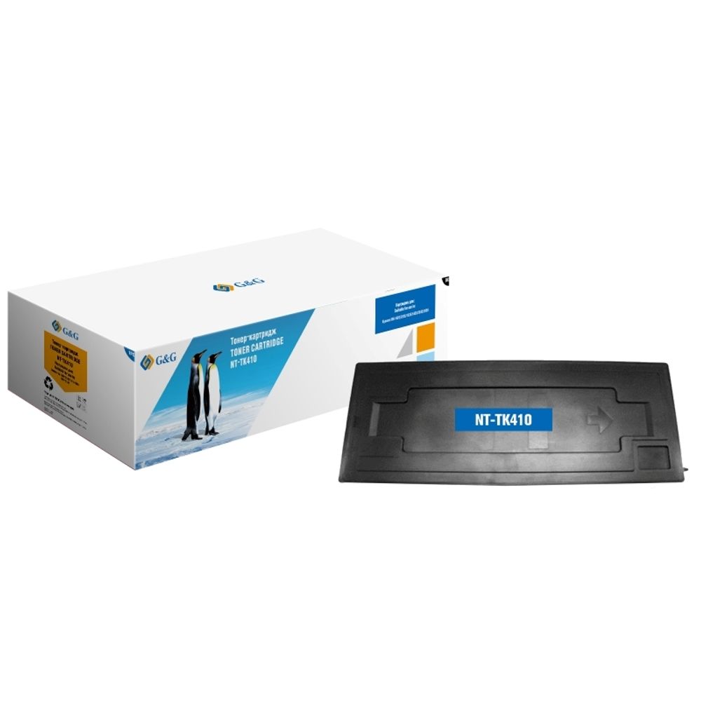 Тонер-картридж G&amp;G, аналог Kyocera TK-410 для KM-1620/KM-1635/KM-1650/KM-2020/KM-2035 (15K)