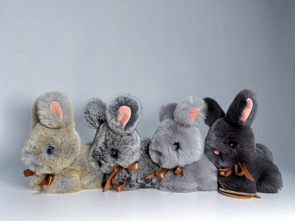 Кролик Тоша маленький (дымчатый)