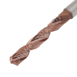 Сверло  8.5мм  твердосплавное 5D без подвода СОЖ. SP-X800050850 VHM AHNO по стали, чугуну, нерж. и ж