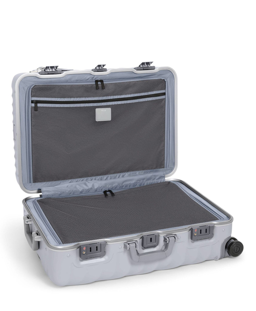 Чемодан средний/Pearl grey text