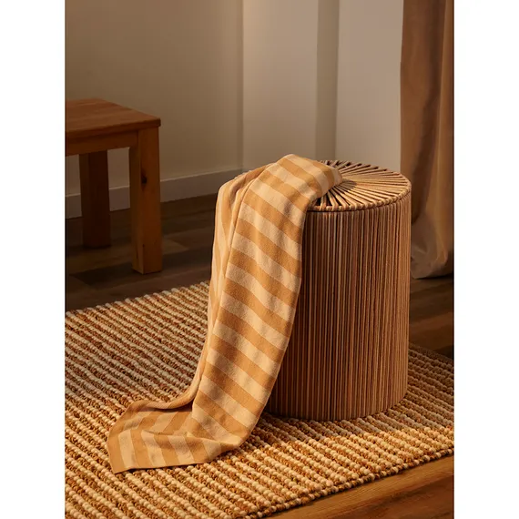 Корзина плетеная dholak beige из коллекции ethnic, размер l