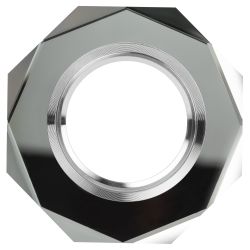 DK5 СH/SL Светильник ЭРА декор стекло многогранник MR16,12V/220V, 50W, GU5,3 зеркальный/хром