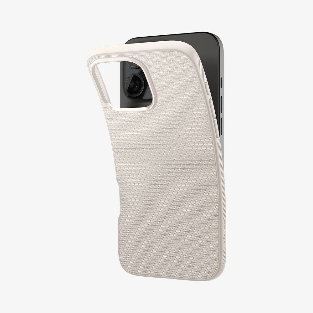 Чехол Spigen Liquid Air, natural titanium - iPhone 16 Pro Max