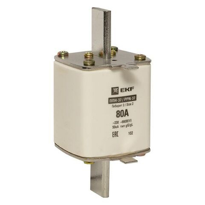 Плавкая вставка ППН-37 400/80А габарит 2 EKF