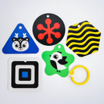 4387917 Развивающая игрушка по методике Г. Домана карточки на кольце «Цвета», 5шт