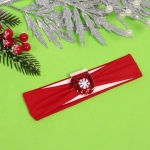 Повязка на голову детская «New Little Mi Mi - Новогодние варежки», микс 3 цвета, 4*16.5см