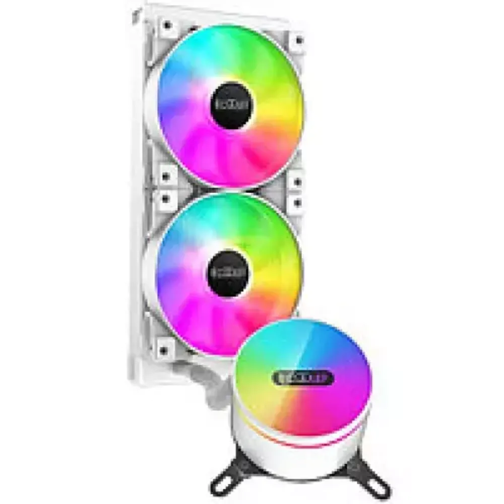 Водяное охлаждение для CPU PCCooler (GI-CL360 ARGB White Edition)