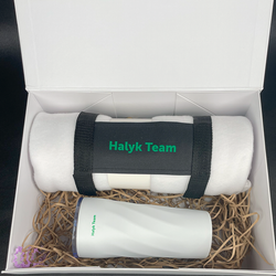 Подарочный набор Halyk Team Плед+Термокружка