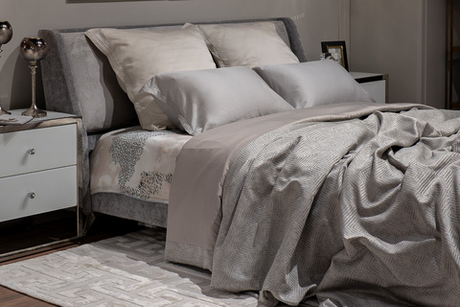 Покрывало Garda Decor Gloss 260х260 серое