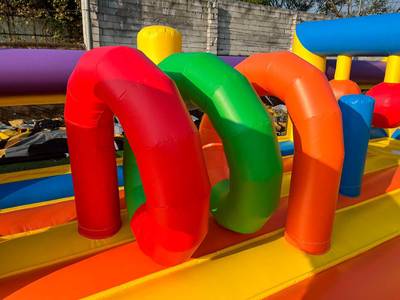 Коммерческий надувной батут «Затерянный остров», 10*9*6 м