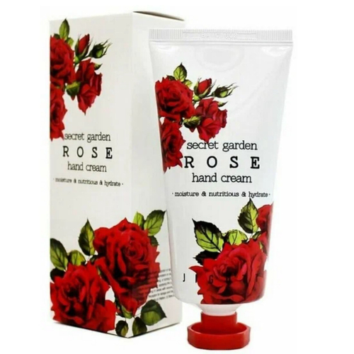 ДЖИГОТТ/JIGOTT Secret Garden ROSE Крем д/рук 100мл экстракт Розы (81969)!!!!!
