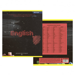 Комплект предметных тетрадей А5 36л., 10 предметов, со справочным материалом, скрепка, мелованный картон (стандарт), блок офсет, Alingar "Chalk board"