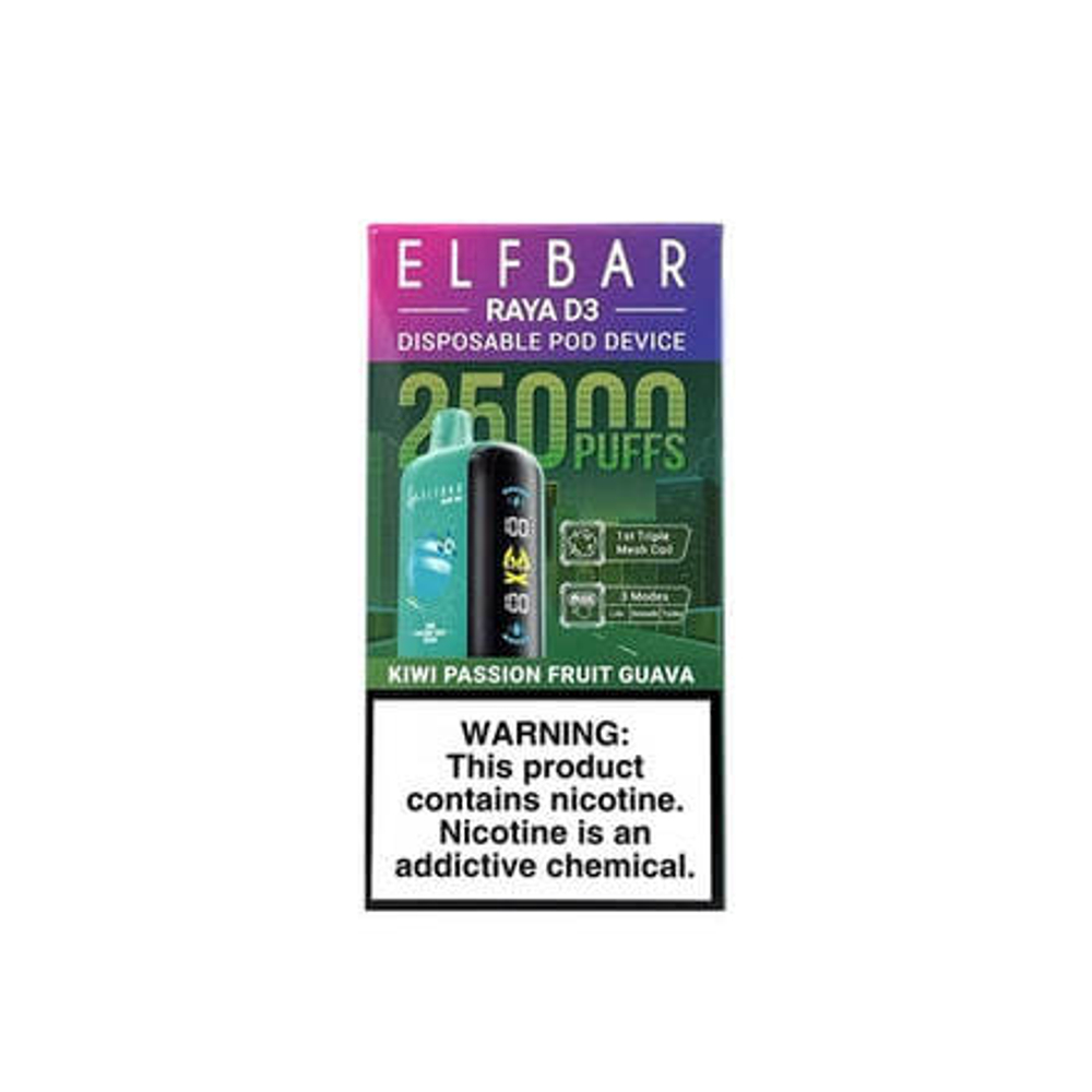 ELF BAR RAYA D3 - Kiwi Passion Fruit Guava (5% nic)