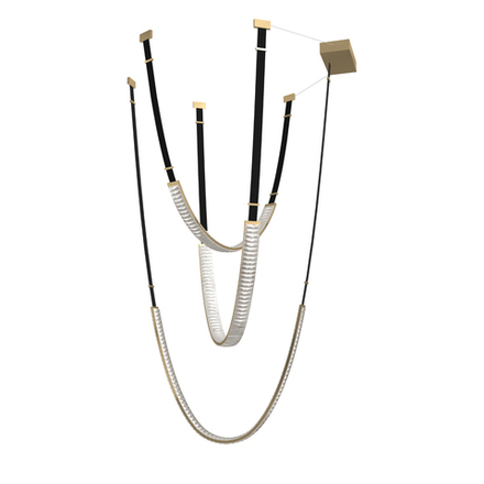 Подвесной светильник MD24083001-3A black/gold