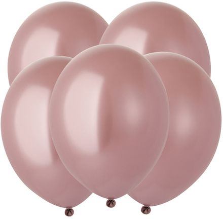 Шары "ХРОМ бледно-розовые" 35 см (летают от 3-х дней)