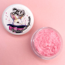 Zoo nail Флок для дизайна ногтей Пушистый кролик розовый, 1гр
