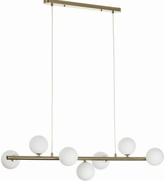 Люстра подвесная на штанге 7*G9 CL205270N бронза Рунд Citilux