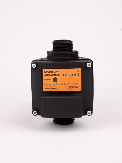 Реле давления+протока UNIPUMP АКВАРОБОТ ТУРБИ М2 1,5-3 бар, 1,5 кВт 1&quot; 23256